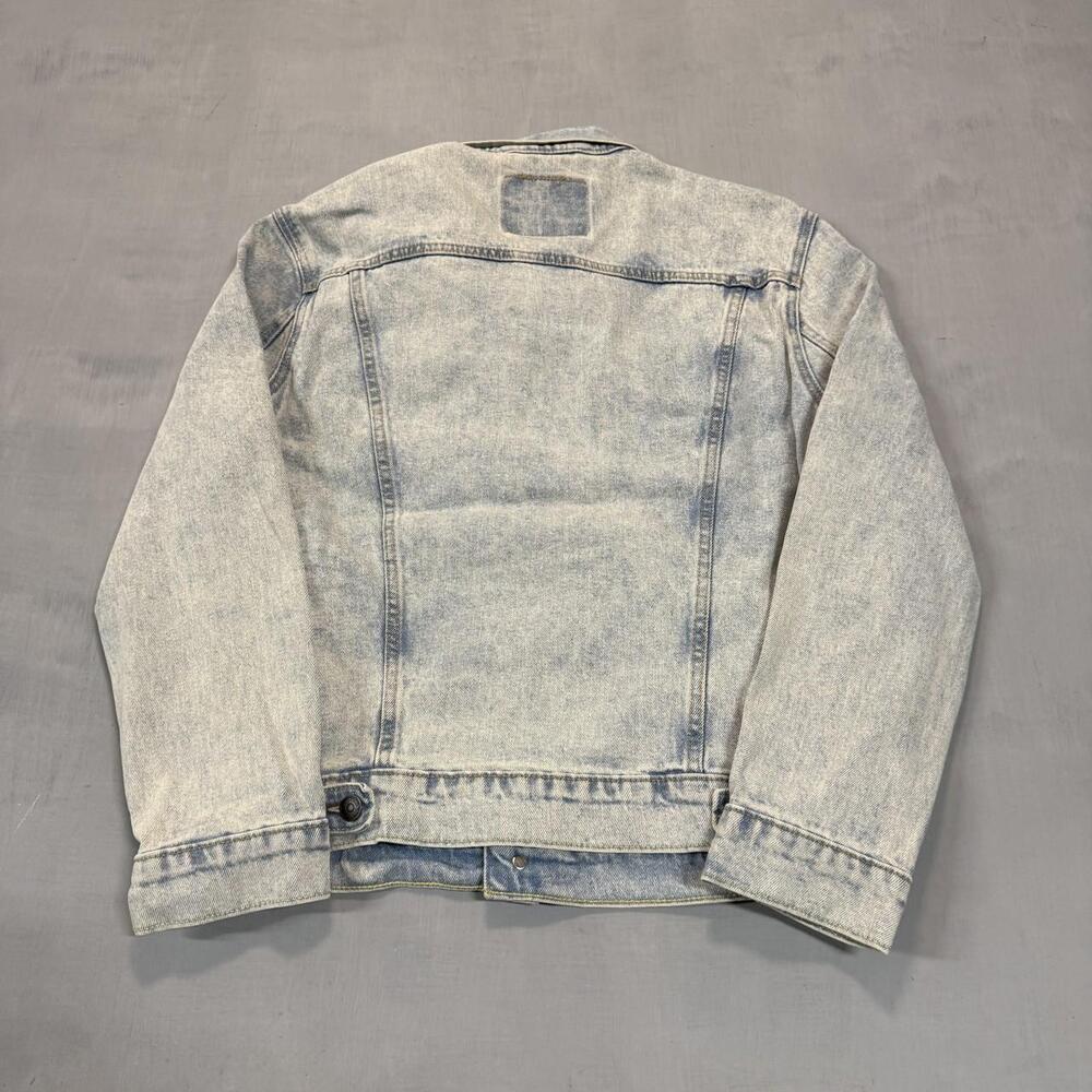 Levi's Men's Trucker Jacket denim trucker jacket 90s Blue Size M - Picture 4 of 5